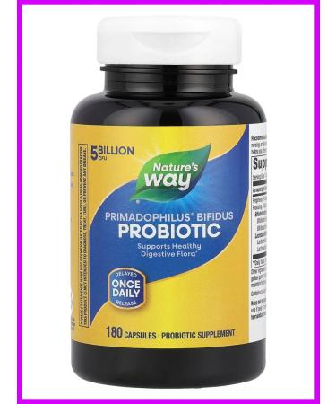 Nature's Way Primadophilus probiotics 180 vegetarian capsules