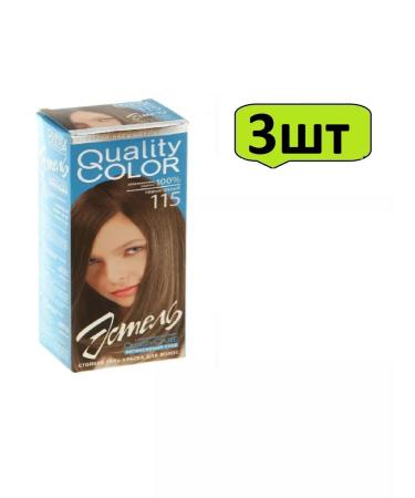 ESTEL Hair dye-gel coloring 115-dark corn-3pc