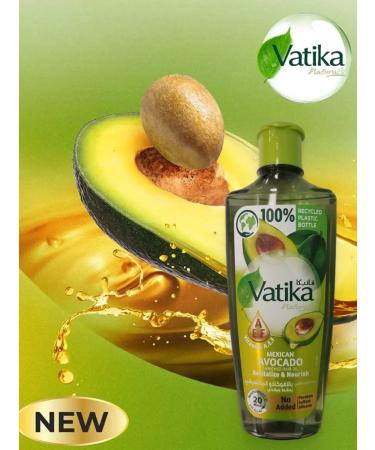 Dabur Hair oil with avocado strengthening and nutrition 200 ml - Buy Online on GoSupps.com
