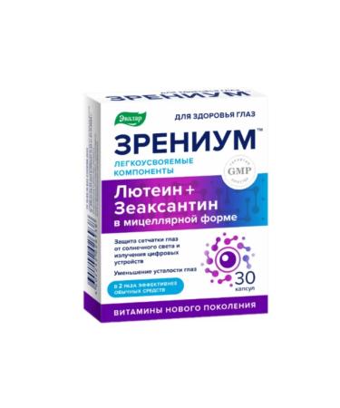 Evalar Zrenium 30 capsules of 0.31g-1u - Buy Online on GoSupps.com