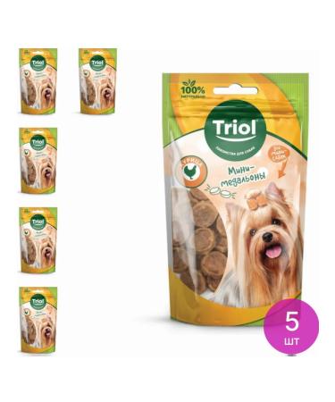 Triol's treat for dogs mini-medalons from chicken 50g 5 pcs