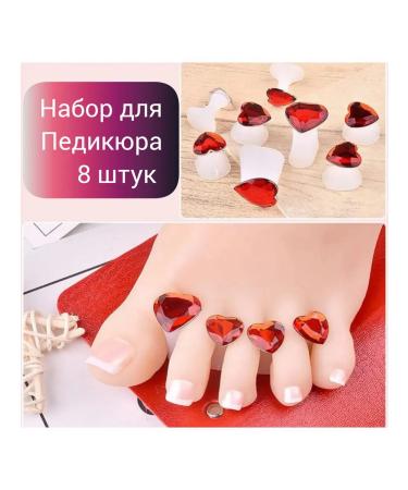 white loops Set for fingers Silicon Pedicure - Buy Online on GoSupps.com