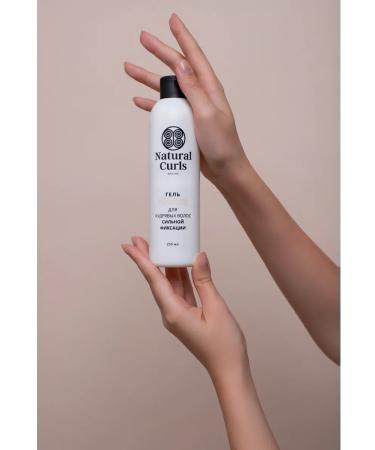 Natural Curls Gel for curly hair of strong fixation - Buy Online on GoSupps.com