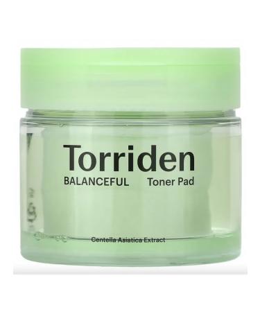 Torriden Hypoallergenic cleansing Pads Balanceful Cica Toner Pad