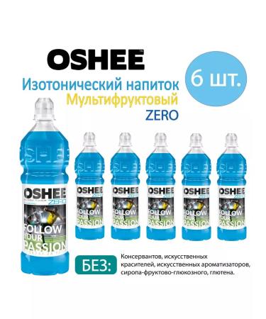 OSHEE 0.75l. 6pcs. Isotonic multi -chopped sugar - 2 units - Buy Online on GoSupps.com