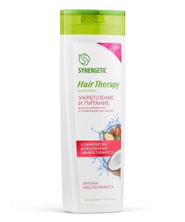 SYNERGETIC Shampoo Strengthening and Nutrition Hair Therapy 400 ml - Buy Online on GoSupps.com
