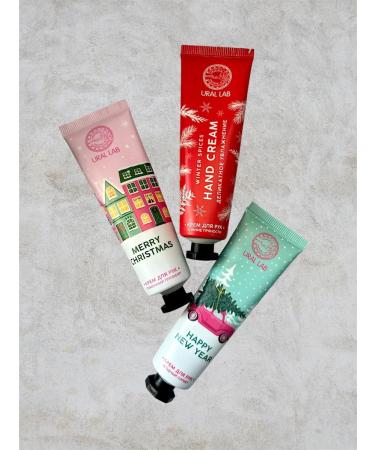New Year's set of hand creams 3 pcs 30 ml - Buy Online on GoSupps.com