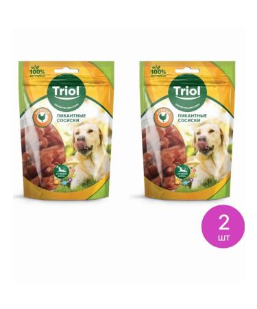 Triol Dog treats piquant sausages from (set of 2 pcs)