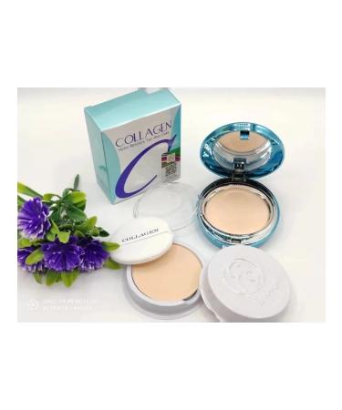 AILI Women's powder for the face with collagen matting - Buy Online on GoSupps.com