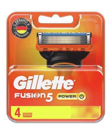 Gillete Exchange cassettes for razor jeep Fusion5 Power 4pcs