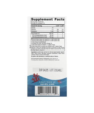 Nordic Naturals DGK for children 3-6 years old 90 gelatin mini-capsule - Buy Online on GoSupps.com