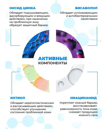 PROPELLER Paste of acne cleansing zinc niacinamide bisabolol 15ml - Buy Online on GoSupps.com