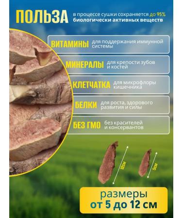 VYALNITSA Lips and noses beef treats for dogs sublimated - Buy Online on GoSupps.com