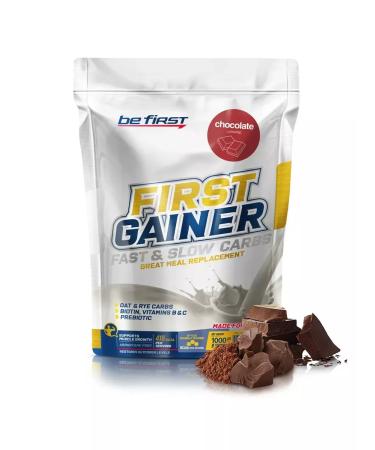 Be First Gainer Fast & Slow Carbs 1000g chocolate