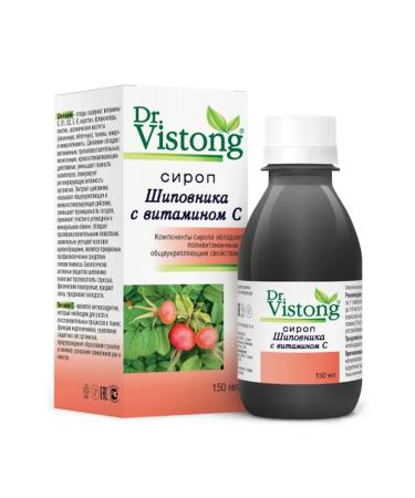 Dr Vistong Rosehip syrup with vitamin C for immunity 150 ml