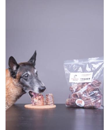 Jack's Treats Natural treats for dogs trachea 250g - Buy Online on GoSupps.com