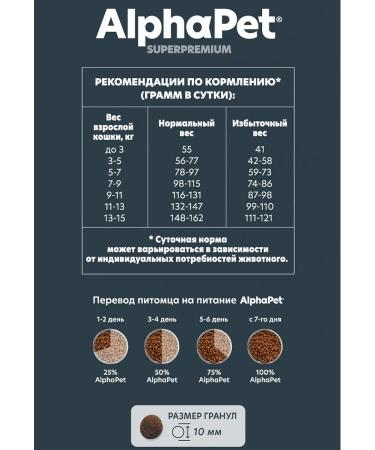 AlphaPet Superpremium for cats with beef and liver 7 kg - Buy Online on GoSupps.com