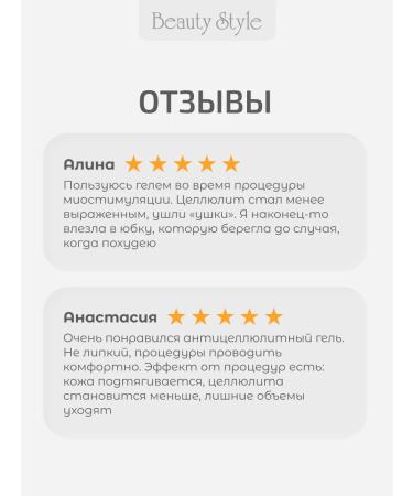 Beauty Style Anti -cellulite gel conductive for microcurrents - Buy Online on GoSupps.com