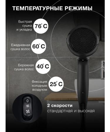 HYUNDAI Ha-hdi0750 black 2200W - Buy Online on GoSupps.com