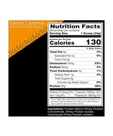 Rule One Protein Ruleone R1 Whey Blend 2300 Salt Caramel - Buy Online on GoSupps.com