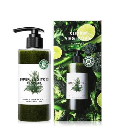 Korean cosmetics Cleaning detox face gel green