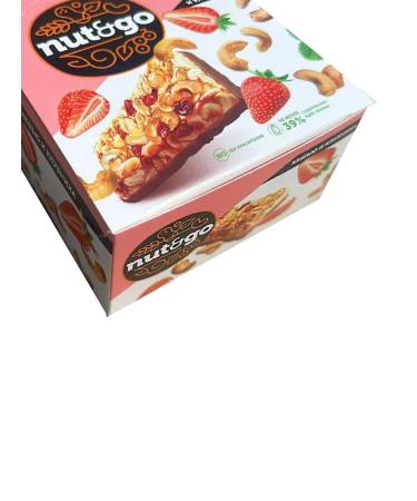 KDV Batonchik Nut and Go Kasheyu strawberries 18 pcs - Buy Online on GoSupps.com