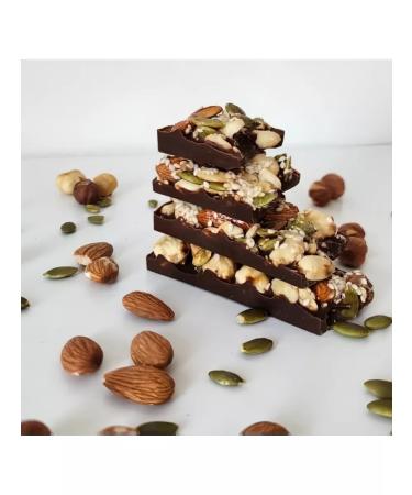 Inside Love Walnut Baton with a Carob. Without sugar. Assorted - Buy Online on GoSupps.com