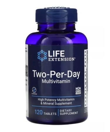 Life extension Two-per-day multivitamins 120 tab