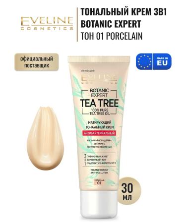 EVELINE Tonal cream 3B1 Botanic Expert matting tone 01