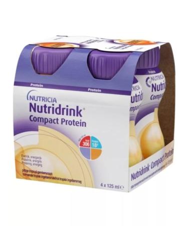 NUTRIDRINK compact protein taste ginger fruit 125 ml 4 pcs - Buy Online on GoSupps.com