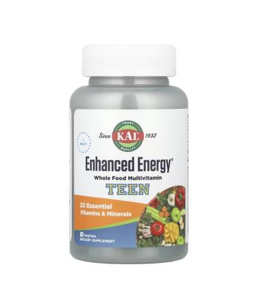 KAL Vitamins for teenagers 60 vegetarian tablets