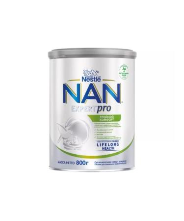 NAN triple comfort mixture dry for children from birth 800 g - Buy Online on GoSupps.com
