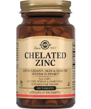 SOLGAR HEALAT zinc 100 pcs tablets weighing 630 mg 2 pcs