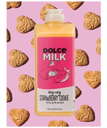 DOLCE MILK Shower gel strawberry cookies 460 ml