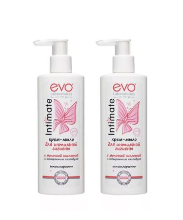 EVO Intimate hygiene gel with lactic acid 2x200ml