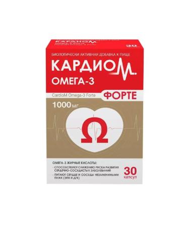 Healthy life Cardi Omega-3 Fort 30 pcs. Capsules weighing 1375 mg-1pcs