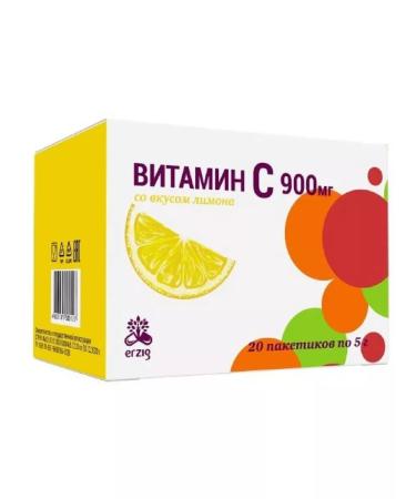 Healthy life Vitamin C 900 mg with the taste of lemon 20 pcs. Package-"Ma-1 pp
