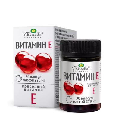 Healthy life Mirrolla vitamin E-prison 30 pcs. Capsules weighing 270-3pcs