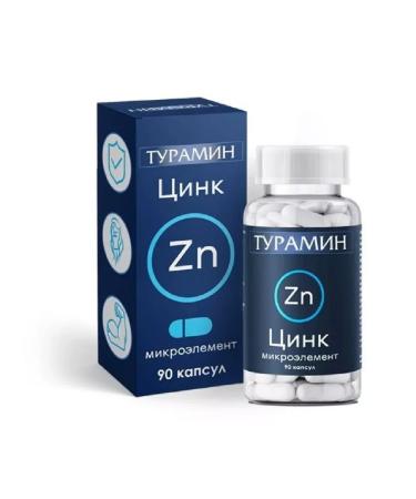 Healthy life Turaramin zinc 90 pcs. Capsules Massoy 0.25 G-1pcs