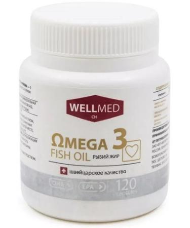 Healthy life Omega 3 Fish oil Fish oil 120 pcs. Capsules weighing 260 -2pcs