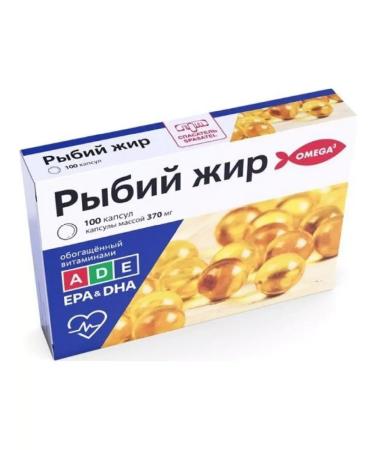 Healthy life Fish oil enriched with vitamins a d e 100 pcs. Capsules-3pcs