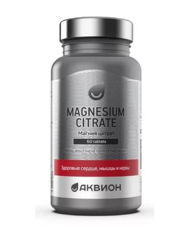 Healthy life Aquion magnesium citrate 60 pcs. Pillets weighing 1628 mg-1pcs