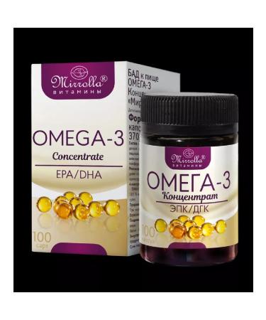 Healthy life Mirrolla omega 3 concentrate of Mirrolla 100 pcs. Capsules M-1p