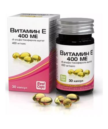 Healthy life Vitamin E 400 IU 30 pcs. Capsules weighing 570 mg Revalkaps-1pc