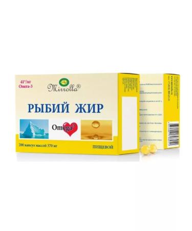 Healthy life Mirrolla Fisheries Food Food 200 pcs. capsules weighing 370 -3pcs