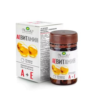 Healthy life Aevitamin with natural vitamins 5pcs of 30 caps