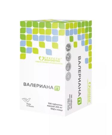 Healthy life Valerian n 100 pcs. Tablets covered with shell-2pcs