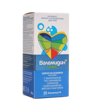 Pharmamed LLC Valemidin plus syrup 100 ml 1 pc - Buy Online on GoSupps.com