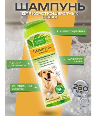 Beekeeper Shampoo for short -haired dogs Propolis 250ml