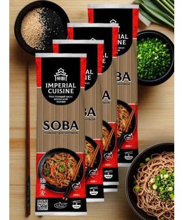 Imperial Cuisine Noodles of buckwheat soba 400g x 4pcs